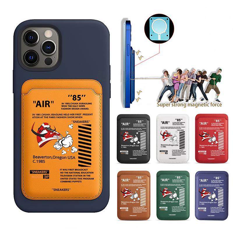 Sneaker Case - アップグレード磁気スニーカー Pu レザー財布ケース MagSafe iPhone13 14