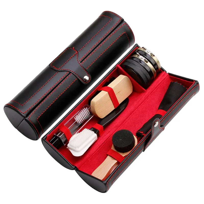 Sneaker Shoe Care Kit - プロの靴ケアキットクイックポリッシュレザーシューズブラシクリーニングセットブーツスニーカー用の光沢のあるクリーンツールを維持