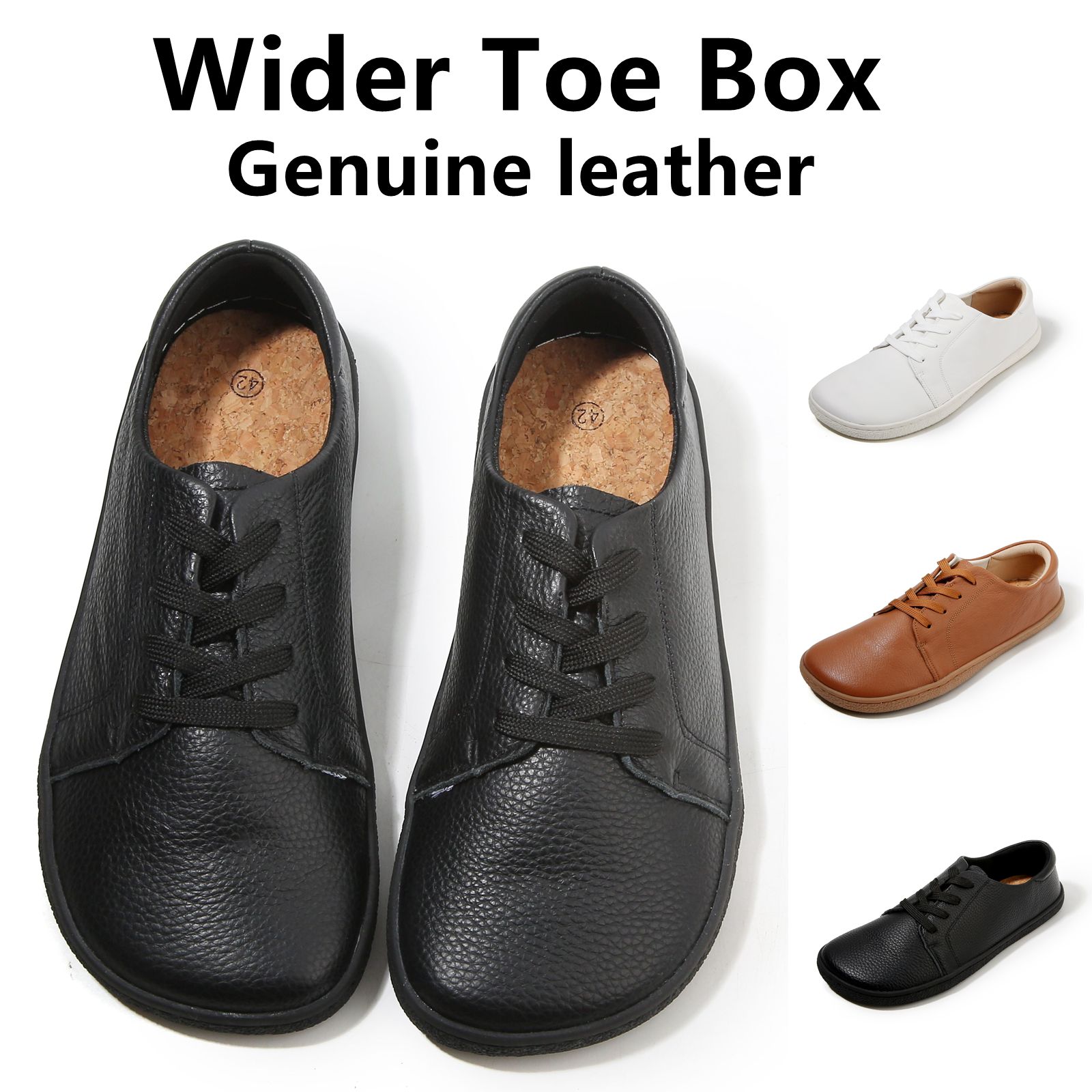 Sneaker Case - TONGLEPAO 春、秋、裸足、本革メンズレディーススニーカー、ゼロドロップフラットソフトソール、幅広つま先ボックスライト