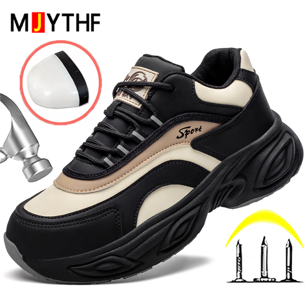 Sneaker Care - 女性 6KV 絶縁靴複合つま先安全靴ワークスニーカープラットフォーム保護靴ノンスリップコンフォートワークブーツ女性