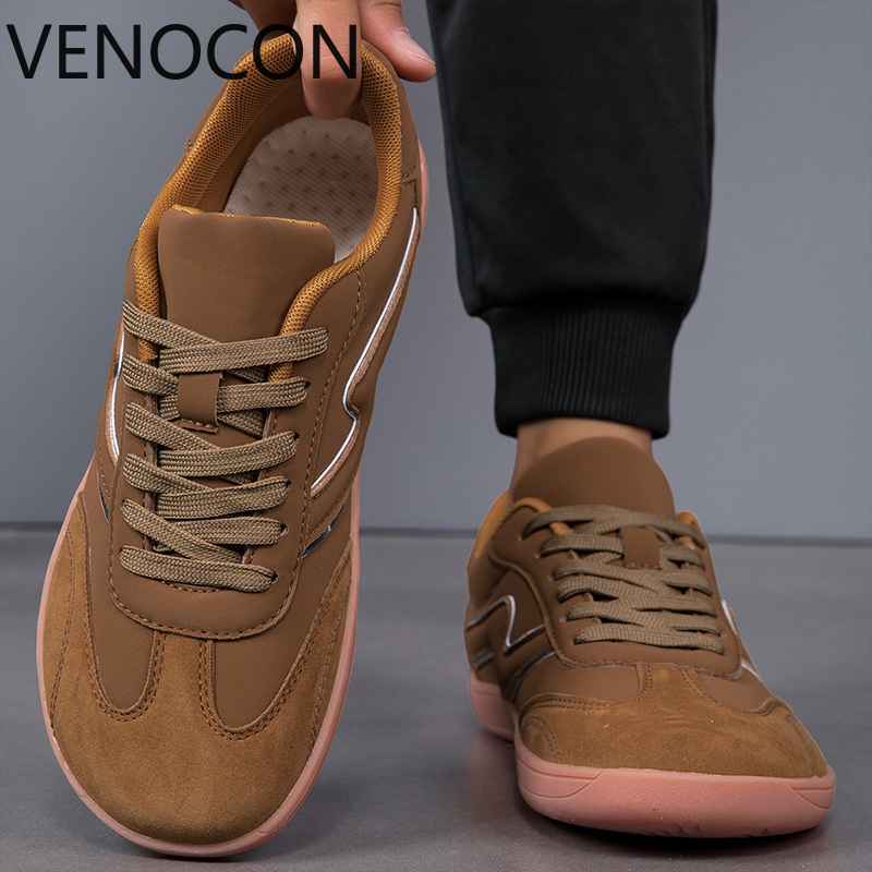 Sneaker Case - VENOCON メンズワイドボールエクストラライトつま先ボックス鼻足ミニマリスト裸足革靴スニーカー靴男性女性