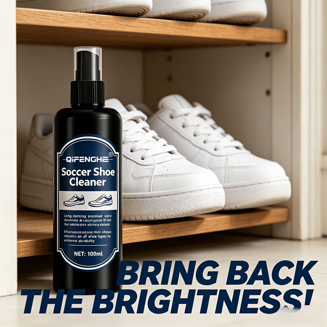 Sneaker Cleaner - サッカーシューズクリーナースプレー インスタントスニーカーリストアラー - サッカーブーツ、トレーニングシューズ、クリートの汚れや黄ばみを除去します