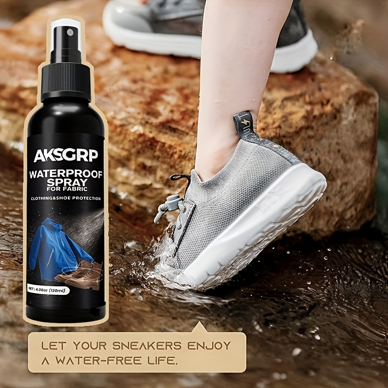Sneaker Protector Spray - ジャケット、靴、倉庫の布地用のナノ防水スプレー キャンプの必需品、多用途な用途、長持ちする保護、120ml