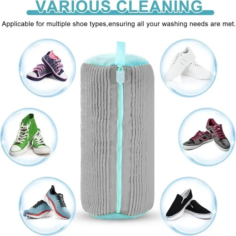 再利用可能なスニーカー・テニスシューズ用洗濯機用シューズ洗浄 - Sneaker Cleaner のレビューと価格
