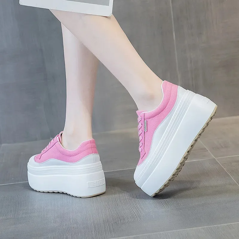 女性用本革スニーカー,プラットフォームシューズ,隠しヒール, - Leather Sneaker Care Kit のレビューと価格