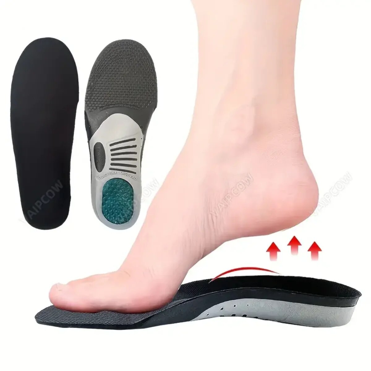 1ペア整形外科インソール装具フラットフットヘルスソールパッド - Sneaker Care のレビューと価格