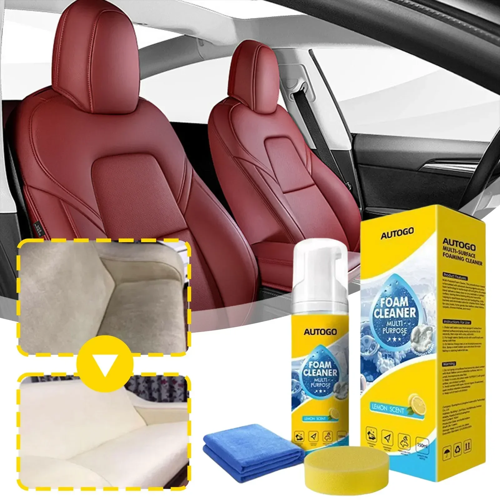 150ml 多目的フォームクリーナー 車内用フォームクリーナ - Sneaker Care Spray のレビューと価格