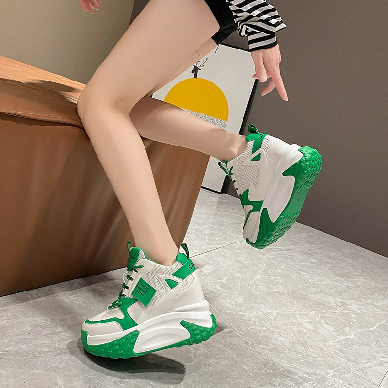 9.5 センチメートル女性高プラットフォームスニーカー秋通気 - Leather Sneaker Care Kit のレビューと価格