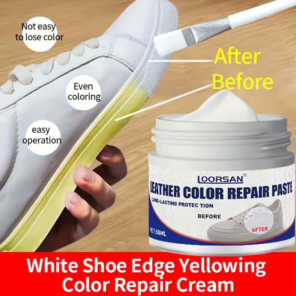 ホワイトレザー修理キット - 靴、バッグ、家具の傷や破れを簡 - Sneaker Care Spray のレビューと価格