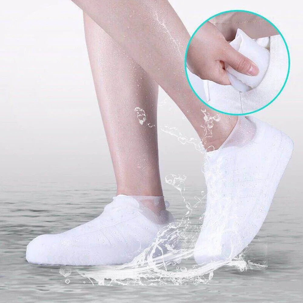 防水靴カバーシリコン滑り止めレインブーツユニセックススニーカ - Sneaker Case のレビューと価格
