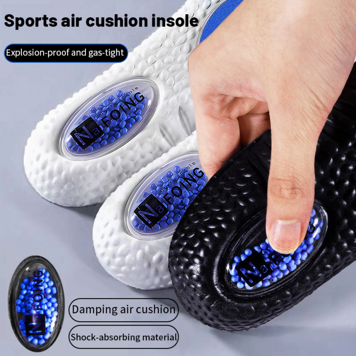 1ペアアップグレードスポーツ衝撃吸収インソールpuメモリーフ - Sneaker Care のレビューと価格