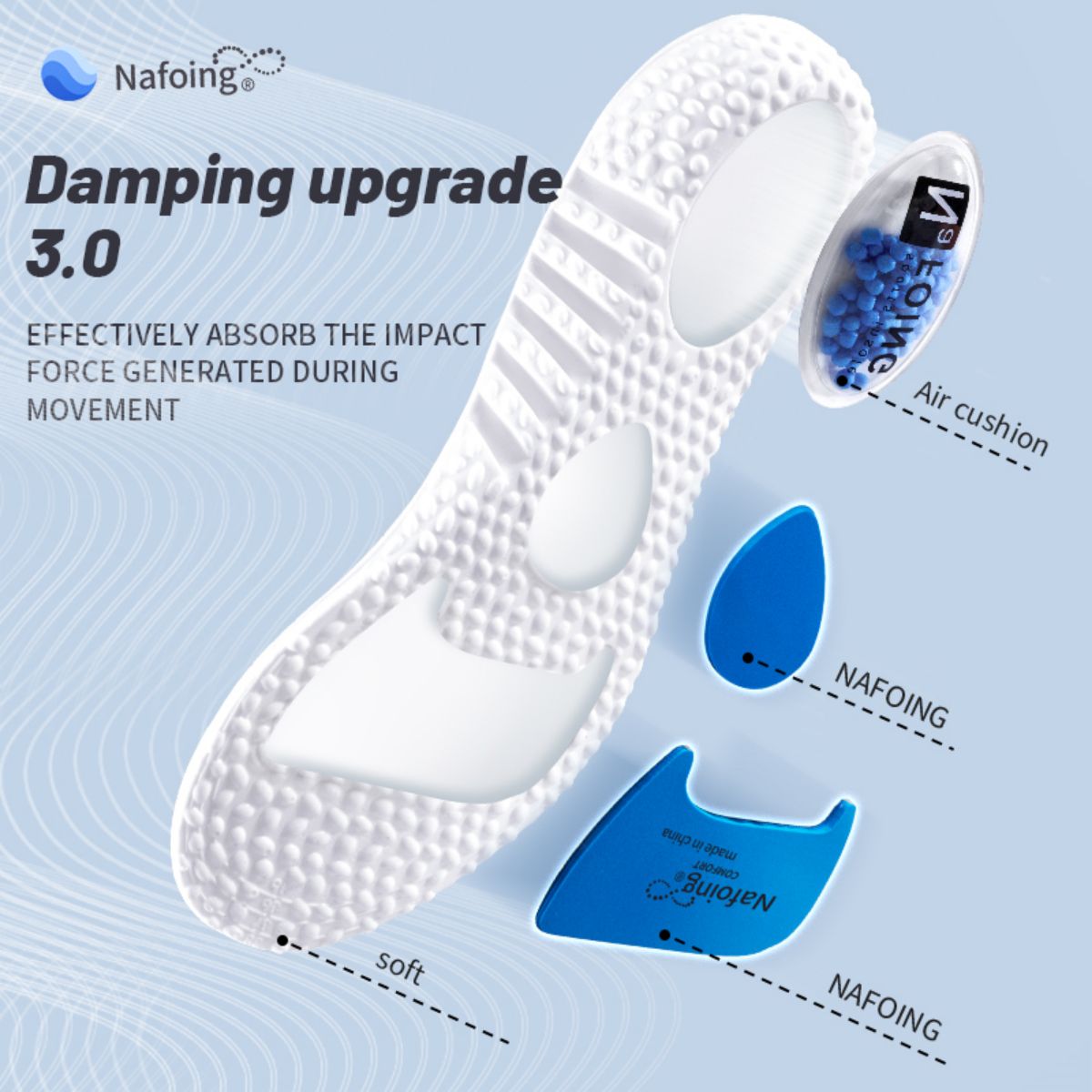 1ペアアップグレードスポーツ衝撃吸収インソールpuメモリーフ - Sneaker Care のレビューと価格
