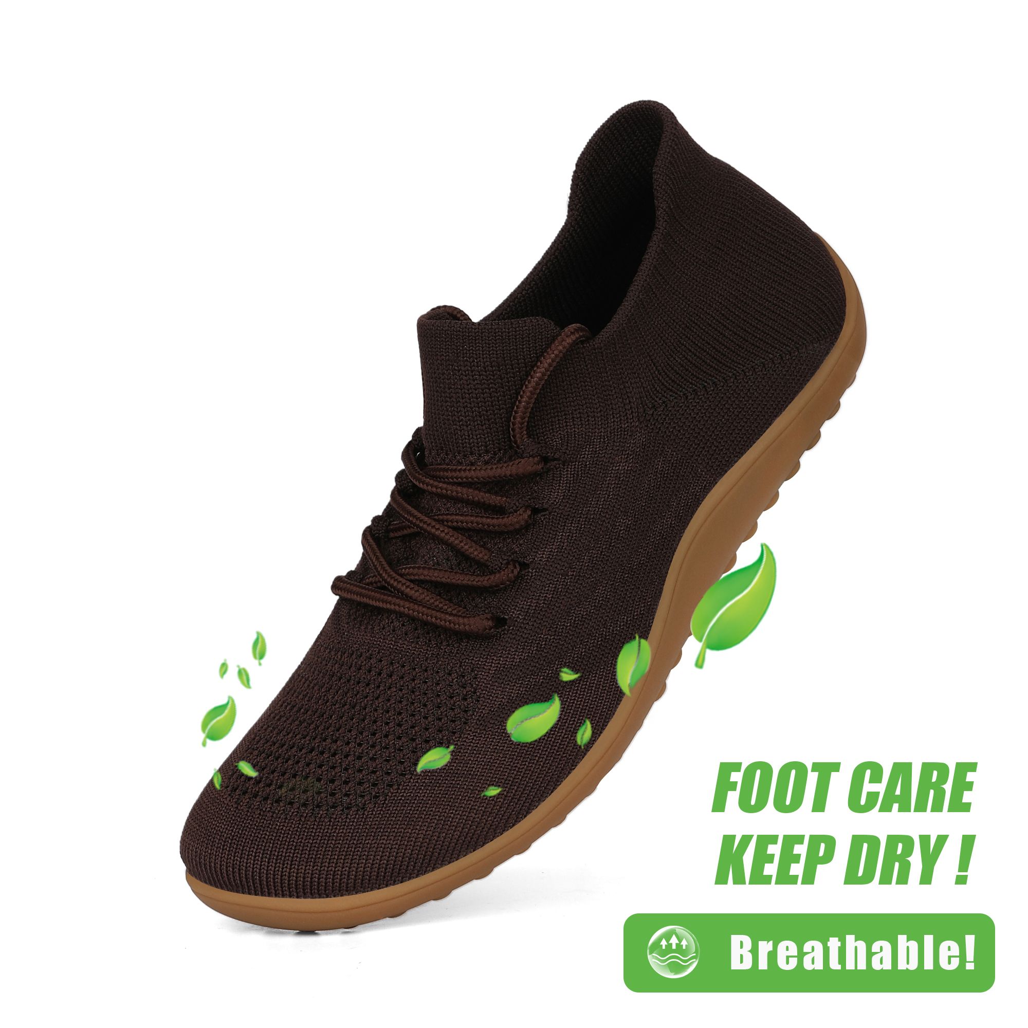 レディースワイドトゥボックスシューズ ミニマリスト通気性メッ - Sneaker Case のレビューと価格