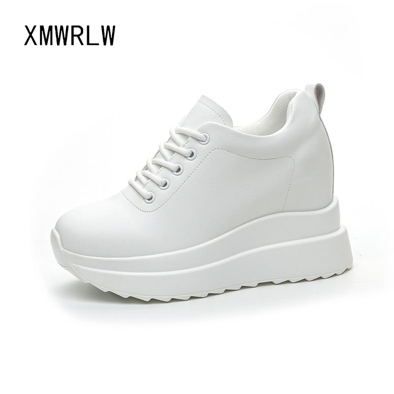 XMWRLW 女性の秋冬の靴本革隠しヒール女性の冬の靴黒、白 - Leather Sneaker Care Kit のレビューと価格