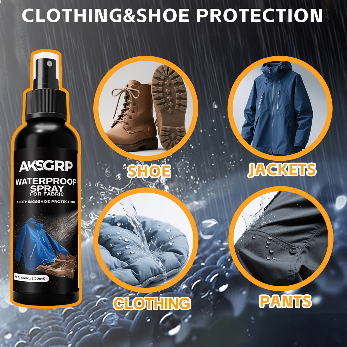 ジャケット、靴、倉庫の布地用のナノ防水スプレー キャンプの必 - Sneaker Protector Spray のレビューと価格
