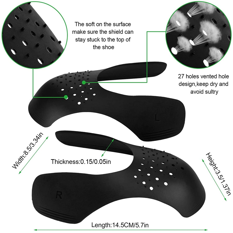 4 個折り目プロテクター靴ヘッドストレッチャースニーカー抗折 - Sneaker Protector Spray のレビューと価格