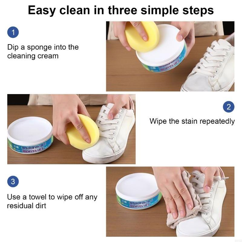 白い靴クリーナースニーカー用クリーニングクリーム白い靴用スポ - Sneaker Cleaner のレビューと価格